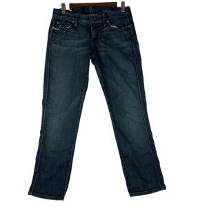 7 For All Mankind (SFAM) Women's Edie Flood Low Rise Jeans Size 28